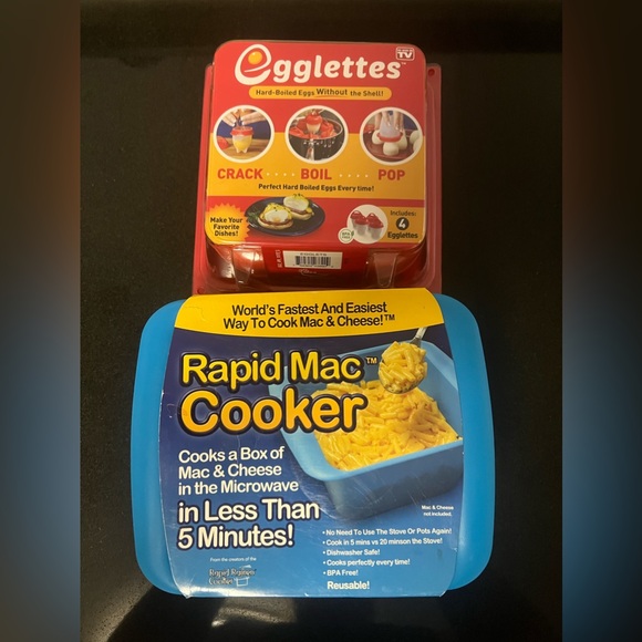 Rapid Mac Cooker and Egglettes Hard Boiled Egg Cooker Set - Picture 2 of 13